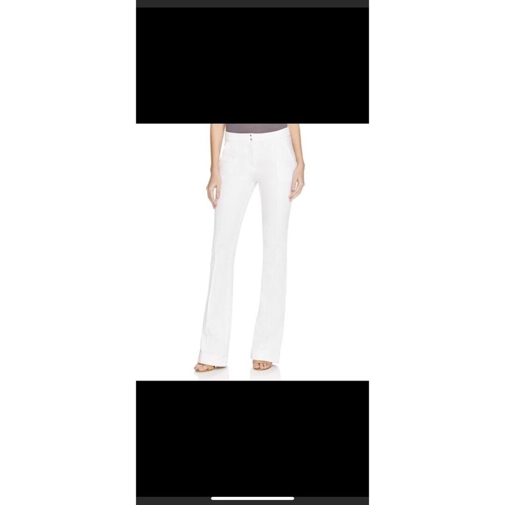 elie tahari bailee white jean NWT sz 27